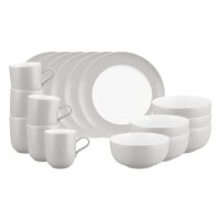 Seltmann Weiden Liberty Pure Colors Frühstücks-Set 18-teilig - New Grey
