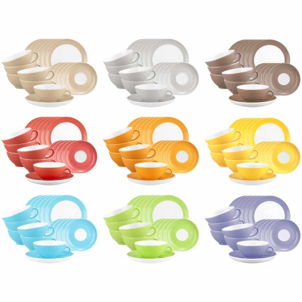 Seltmann Weiden Liberty Pure Colors Teeservice 18-teilig - Variante