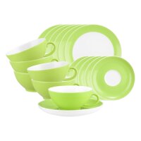 Seltmann Weiden Liberty Pure Colors Teeservice 18-teilig - Lime Green