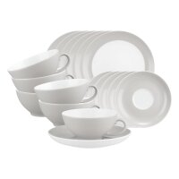 Seltmann Weiden Liberty Pure Colors Teeservice 18-teilig - New Grey