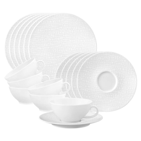 Seltmann Weiden Life Fashion Teeservice 18-teilig - Luxury White