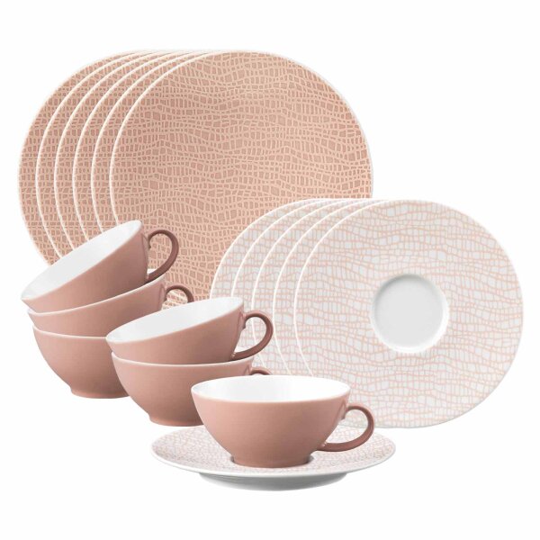 Seltmann Weiden Life Fashion Teeservice 18-teilig - Posh Rose
