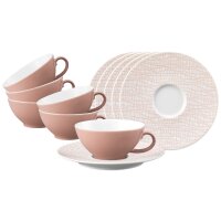 Seltmann Weiden Life Fashion Teetasse mit Untertasse 140 ml 6er Set - Posh Rose