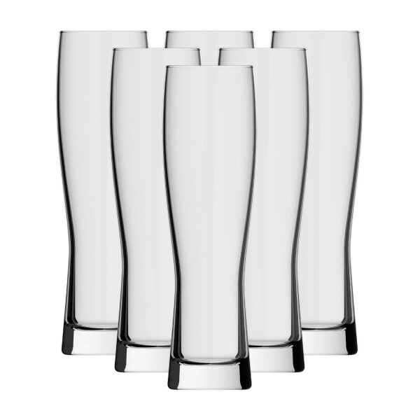 Rastal Monaco Slim Weizenbierglas 0,5 l 6er Set