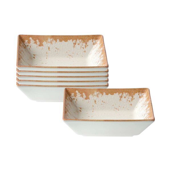 Ritzenhoff & Breker Rusty Servierschale 17 x 17 cm 6er Set