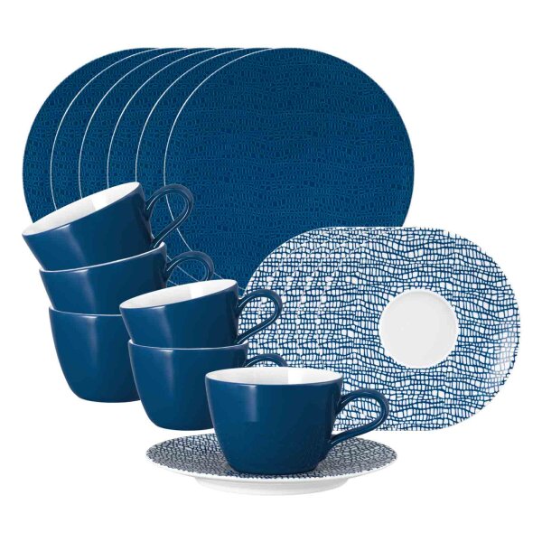 Seltmann Weiden Life Fashion Kaffeeservice 18-teilig - Classic Blue