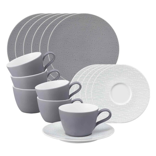 Seltmann Weiden Life Fashion Kaffeeservice 18-teilig - Elegant Grey