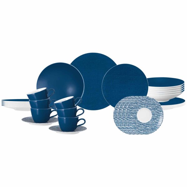 Seltmann Weiden Life Fashion Kombiservice 30-teilig - Classic Blue