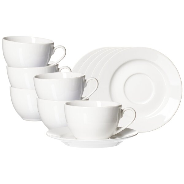 Ritzenhoff & Breker Volos Kaffeetasse mit Untertasse 12-teilig