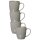 Ritzenhoff & Breker Taste Henkelbecher 340 ml taupe 4er Set