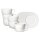 Ritzenhoff & Breker Saphir Cappuccinotasse mit Untertasse 320 ml 6er Set