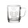 Gravur Glühweinglas Kaffeeglas 0,2l geeicht - Hexenkessel - 1 Stück