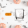 Gravur Glühweinglas Kaffeeglas 0,2l geeicht - Halloween- 3er Set
