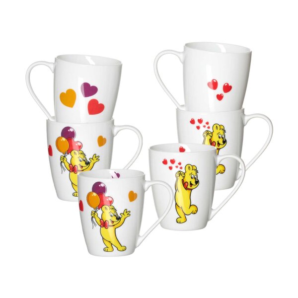 Ritzenhoff & Breker Haribo Heart Becher 360 ml 6er Set