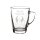 Gravur Glasbecher Kaffeeglas 300 ml - Kristalle - 1 Stück