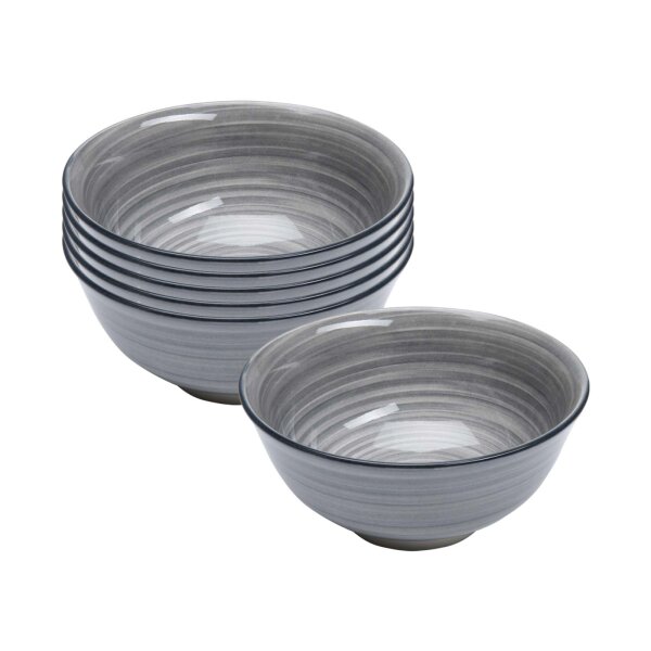Ritzenhoff & Breker Sendai Müslischale ø 15,5 cm 6er Set Wirbel