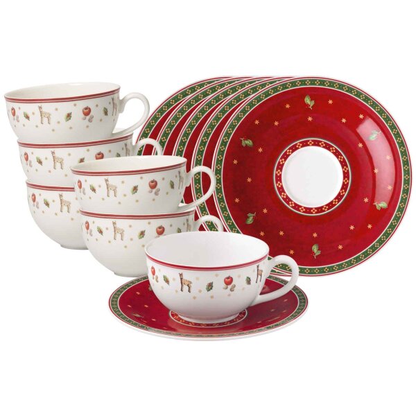 Villeroy & Boch Toys Delight Milchkaffeetasse mit Untertasse 6er Set