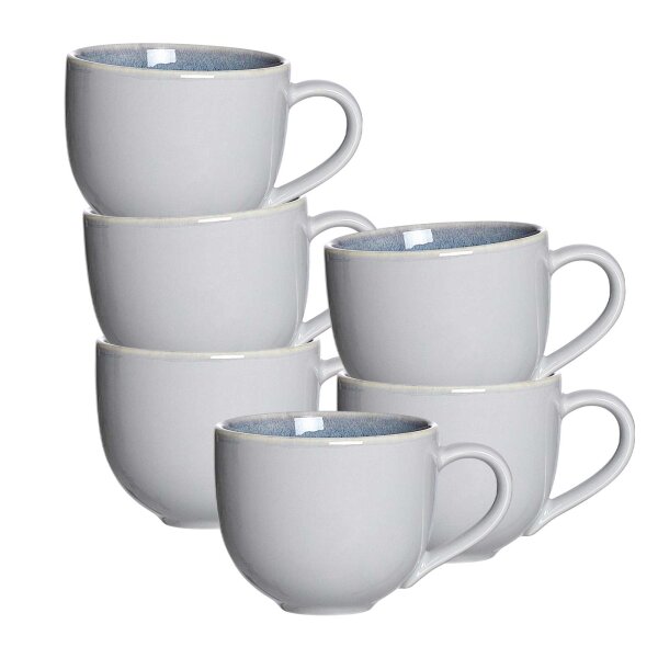 Ritzenhoff & Breker Skagen Stone Kaffeetasse 220 ml 6er Set