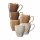 Ritzenhoff & Breker Sahara Kaffeebecher 400 ml 6er Set gemischt