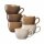Ritzenhoff & Breker Sahara Kaffeetasse 230 ml 6er Set gemischt