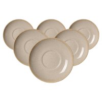Ritzenhoff & Breker Sahara Kaffeeuntertasse ø 14,5 cm 6er Set - Creme