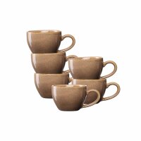 Ritzenhoff & Breker Sahara Espressotasse 100 ml 6er Set - Hellbraun