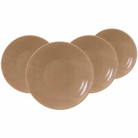 Ritzenhoff & Breker Sahara Speiseteller ø 27,5 cm 4er Set - Hellbraun