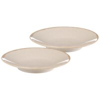 Ritzenhoff & Breker Sahara Servierplatte ø 31 cm 2er Set - Creme