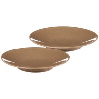 Ritzenhoff & Breker Sahara Servierplatte ø 31 cm 2er Set - Hellbraun