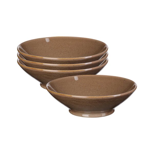 Ritzenhoff & Breker Sahara Servierschale ø 20,5 cm 4er Set - Dunkelbraun