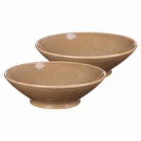 Ritzenhoff & Breker Sahara Servierschale ø 24 cm 2er Set - Hellbraun