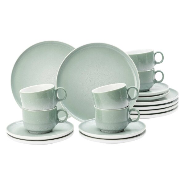 Seltmann Weiden Sento Home Kaffeeservice 18-teilig - Aura mint