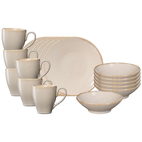 Ritzenhoff & Breker Sahara Frühstücks-Set 18-teilig - Creme