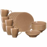 Ritzenhoff & Breker Sahara Frühstücks-Set 18-teilig - Hellbraun