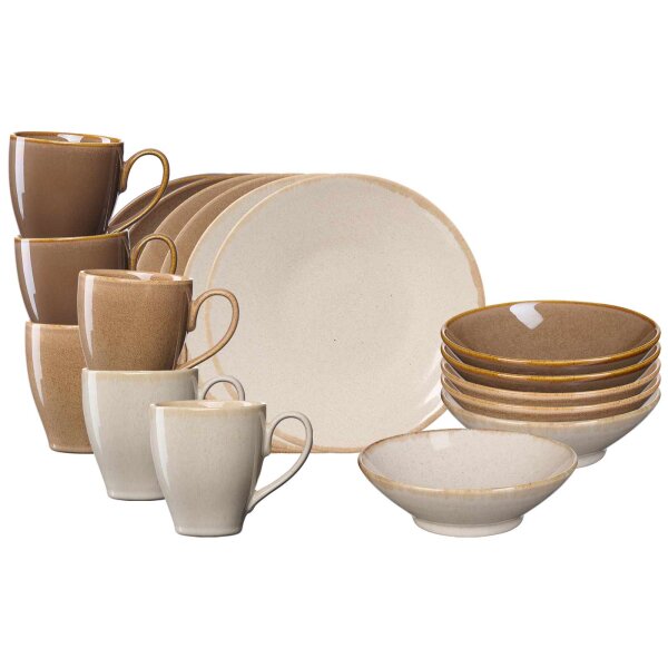 Ritzenhoff & Breker Sahara Frühstücks-Set 18-teilig gemischt