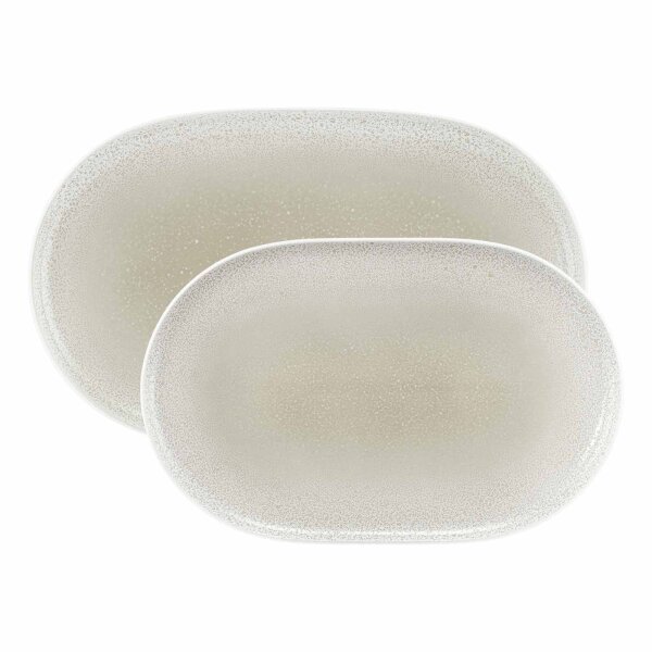 Seltmann Weiden Sento Home Servierplatten-Set 2-teilig - Aura cream