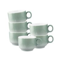 Seltmann Weiden Sento Home Kaffeetasse 210 ml 6er Set - Aura mint