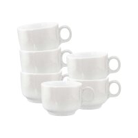 Seltmann Weiden Sento Home Kaffeetasse 210 ml 6er Set - Aura white