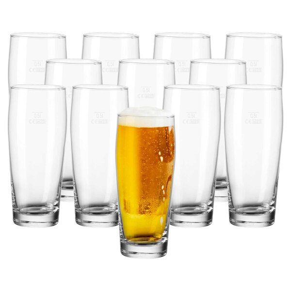 Pasabahce Jubilee Willi Becher 0,5 l geeicht 12er Set