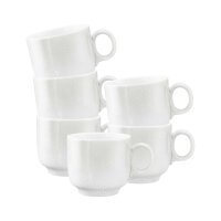 Seltmann Weiden Sento Home Cappuccinotasse 300 ml 6er Set - Aura white