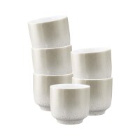 Seltmann Weiden Sento Home Cappuccinotasse ohne Henkel 300 ml 6er Set - Aura cream