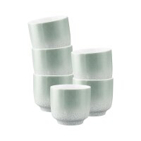 Seltmann Weiden Sento Home Cappuccinotasse ohne Henkel 300 ml 6er Set - Aura mint