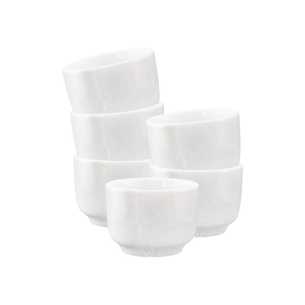 Seltmann Weiden Sento Home Kaffeetasse ohne Henkel 210 ml 6er Set - Aura white