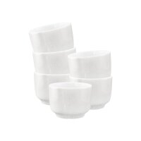 Seltmann Weiden Sento Home Kaffeetasse ohne Henkel 210 ml 6er Set - Aura white