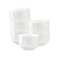 Seltmann Weiden Sento Home Milchkaffeetasse ohne Henkel 350 ml 6er Set - Aura white