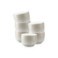 Seltmann Weiden Sento Home Espressotasse ohne Henkel 80 ml 6er Set - Aura cream