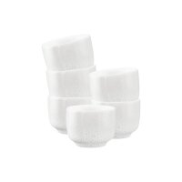 Seltmann Weiden Sento Home Espressotasse ohne Henkel 80 ml 6er Set - Aura white