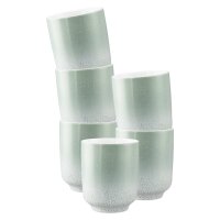 Seltmann Weiden Sento Home Kaffeebecher ohne Henkel 400 ml 6er Set - Aura mint