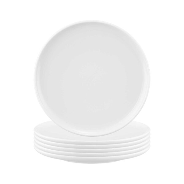 Seltmann Weiden Sento Home Frühstücksteller ø 21,4 cm 6er Set Weiß