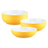 Seltmann Weiden Liberty Pure Colors Foodbowl ø 25 cm 6er Set - Yellow Glow